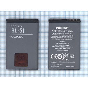 Аккумуляторная батарея BL-5J для Nokia 5800 XpressMusic, С3, X1, X6 1430mAh